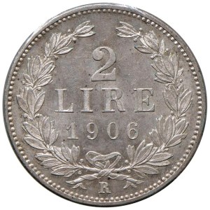 Italian coins - SAN MARINO 2 Lire 1906 - Gig. 26 AG Sealed FDC ...