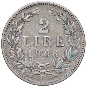 Italian coins - SAN MARINO 2 Lire 1906 - Gig. 26 AG (g 9,95)...