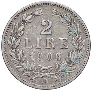 Italian coins - SAN MARINO 2 Lire 1906 - Gig. 26 AG (g 9.95)...