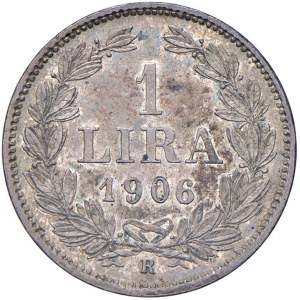 Italian coins - SAN MARINO Lira 1906 - Gig. 27 AG (g 5,00) Bella p...