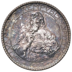 Italian coins - SAN MARINO 20 Lire 1931 - Gig. 2 AG (g 15.00) Mark...