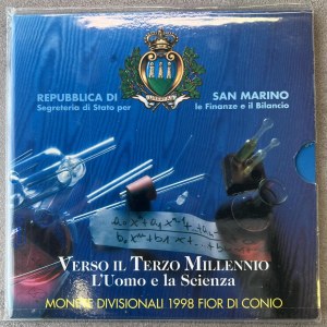 Italian coins - SAN MARINO - Divisionale 1998 - 8 Values...