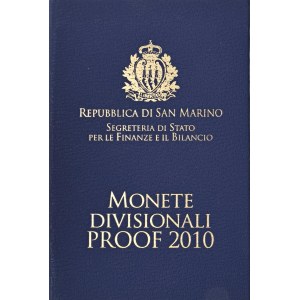 Italian coins - SAN MARINO Divisionale 2010 - Lotto di 8 monete in...