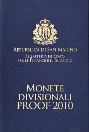 Italian coins - SAN MARINO Divisional 2010 - Lot of 8 coins in...