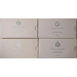 Italian coins - SAN MARINO Dittici 1999 Europa del domani, 2000 Gi...