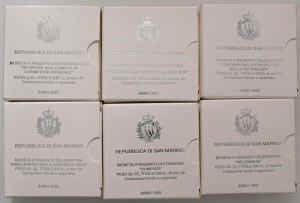 Italian coins - SAN MARINO 10,000 Lira 1999 Olympics, 1999 Millen...