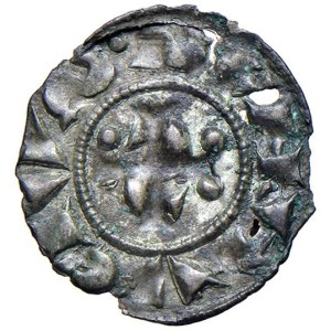 Italian coins - SIENA Repubblica (1180-1390) Denaro - cfr. MIR 474...