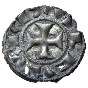 Italian coins - SIENA Repubblica (1180-1390) Denaro - cfr. MIR 474...