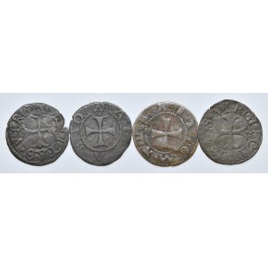 Italian coins - SIENA Lotto composta da quattro pezzi da un quattr...