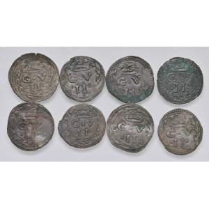 Italian coins - URBINO Guid'Ubaldo II (1538-1574) Lotto di otto qu...