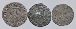 Italian coins - URBINO Lot of three coins as pictured. To be examined...