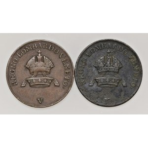Italian coins - VENEZIA Centesimo 1822 e 1839 - lotto di due monet...