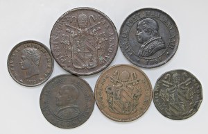 Italian coins - Lot of 6 coins as pictured...