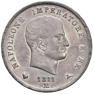 Napoleonic Coins Minted in Italy - Napoleone (1804-1814) Milano - 5 Lire 1811 1 su 0 ...