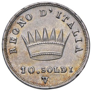 Napoleonic Coins Minted in Italy - Napoleone (1805-1814) Venezia - 10 Soldi 1812 V - ...