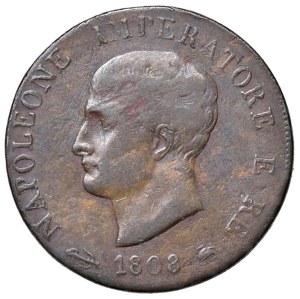 Napoleonic Coins Minted in Italy - Napoleon (1805-1814) Venice - Soldo 1808 - Gig. ...