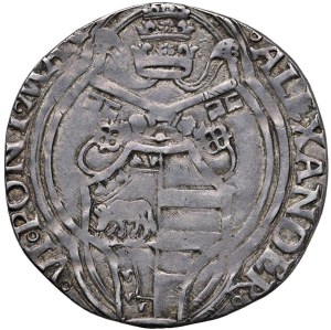 Papal coins - Alexander VI (1492-1503) Ancona - Grosso - Munt. ...