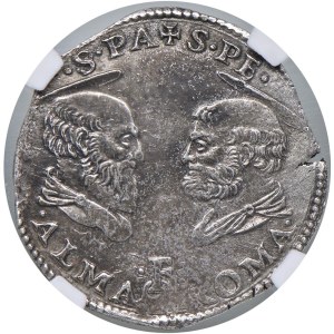 Papal coins - Clemente VII (1523-1534) Doppio Giulio - Munt. 39;...