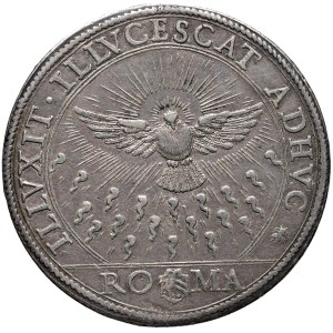 Papal coins - Sede Vacante (1669-1670) Piastra 1669 - Munt. 4 AG...