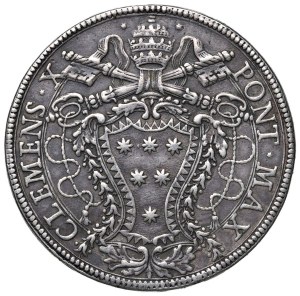 Papal coins - Clement X (1670-1676) Plate 1675 - Munt. 18 AG ...