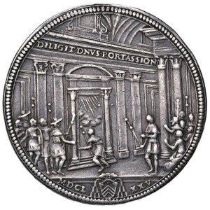 Papal coins - Clemente X (1670-1676) Piastra 1675 - Munt. 18 AG ...