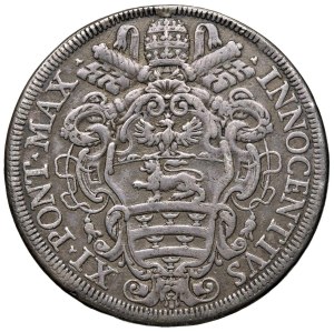 Papal coins - Innocent XI (1676-1689) Plate 1680 - Munt. 43 A...