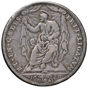 Papal coins - Innocenzo XI (1676-1689) Piastra 1680 - Munt. 43 A...