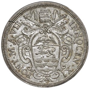 Papal coins - Innocent XI (1676-1689) Half Plate A. VII - Mu...