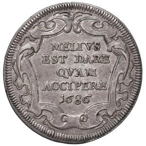 Papal coins - Innocenzo XI (1676-1689) Testone 1686 A. X - Munt....