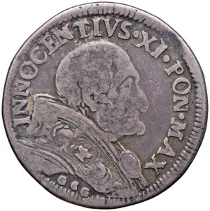 Papal coins - Innocent XI (1676-1689) Bologna - Testone 1683 - ...