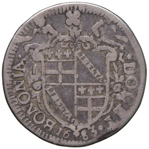 Papal coins - Innocenzo XI (1676-1689) Bologna - Testone 1683 - ...
