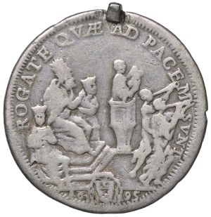 Papal coins - Innocent XII (1691-1700) Testone 1695 A. V - Munt...