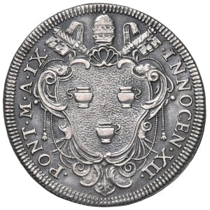 Papal coins - Innocent XII (1691-1700) Testone 1700 A. IX - Mun...