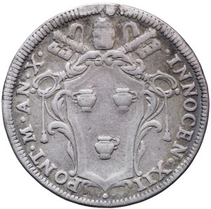 Papal coins - Innocent XII (1691-1700) Testone 1700 A. X Porta ...
