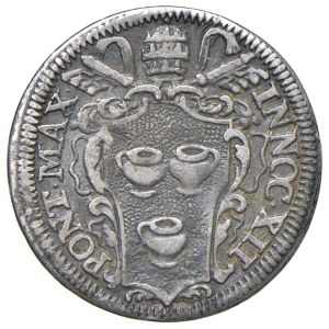Papal coins - Innocent XII (1691-1700) Grosso 1691 - Munt. 95 A...
