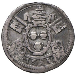 Papal coins - Innocenzo XII (1691-1700) Avignone - 1/12 di scudo...
