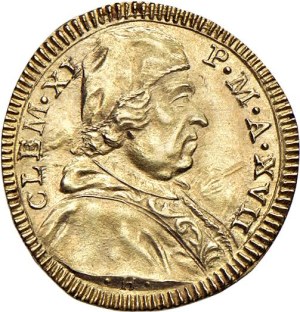 Papal coins - Clement XI (1700-1721) Half shield dâ