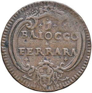 Papal coins - Benedict XIV (1740-1758) Ferrara - Baiocco - Munt...