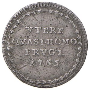 Papal coins - Clemente XIII (1758-1769) Grosso 1765 A. VIII - Mu...