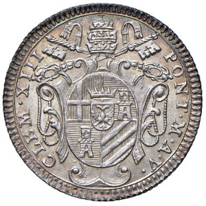 Papal coins - Clemente XIII (1758-1769) Giulio 1763 A. V - Munt....