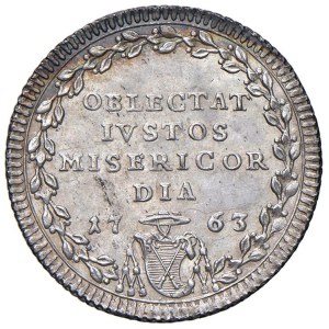 Papal coins - Clemente XIII (1758-1769) Giulio 1763 A. V - Munt....