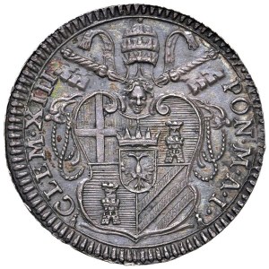 Papal coins - Clement XIII (1758-1769) Grosso 1758 A. I - Munt....