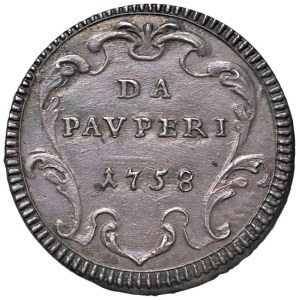 Papal coins - Clement XIII (1758-1769) Grosso 1758 A. I - Munt....