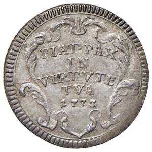 Papal coins - Clement XIV (1769-1774) Grosso 1773 A. IV - Munt....