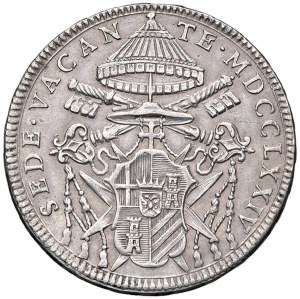Papal coins - Sede Vacante (1774-1775) Half shield 1774 - Munt. ...