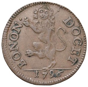 Papal coins - Pius VI (1775-1799) Bologna - Quattrino 1796 - Munt...