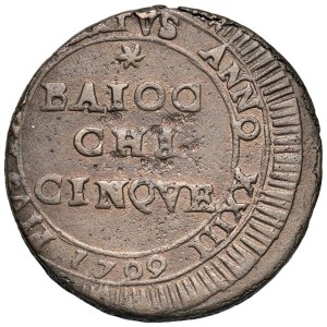 Papal coins - Pio VI (1775-1799) Fermo - Madonnina 1799 A. XXIII...