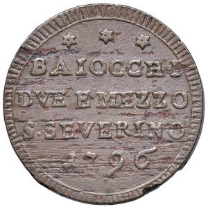 Papal coins - Pius VI (1775-1799) San Severino - Sampietrino 1796...