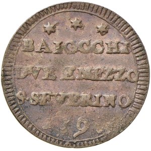 Papal coins - Pio VI (1775-1799) San Severino - Sampietrino rido...