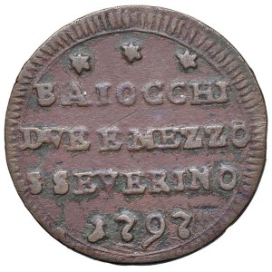 Papal coins - Pio VI (1775-1799) San Severino - Sampietrino 1797...